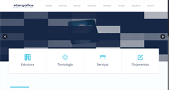 Desktop Screenshot of elbergrafica.com.br