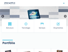 Tablet Screenshot of elbergrafica.com.br
